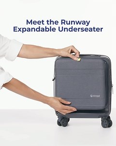 Tired of lifting luggage into the overhead bin? Meet Biaggi's Runway Expandable Underseater – rolls like a breeze and fits under seats. A stress-free flight awaits! | Biaggi Luggage