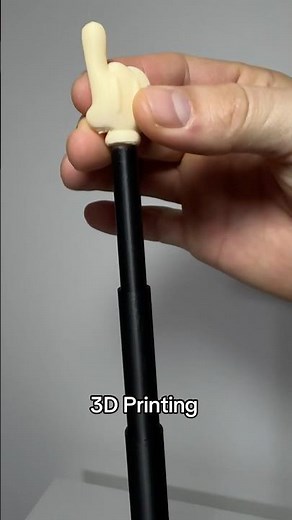 3D printed collapsible/extendable Pointer Finger#printed #bambulab #3d #3dprint