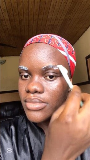 How to get laminated brows at home with relaxer #laminatedbrows #shortsfeed #diy #shorts