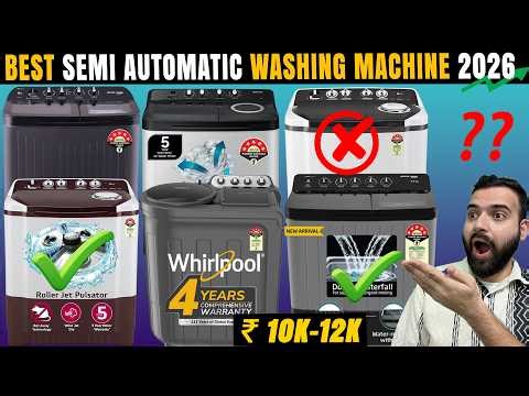 Best Semi Automatic Washing Machine 2026🔥 Best Washing Machine Under ₹10000 - ₹12000