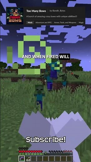 What Does An Arcane Bow Do In Minecraft?!