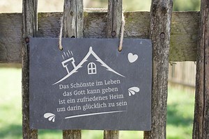 Schiefer Tafel Haussegen "Das schönste im Leben das Gott kann geben..." Schild Platte Geschenk Idee Einzug Hochzeit , inkl. Versand - Etsy.de