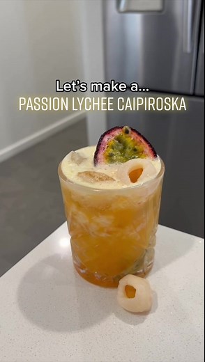 Passion Lychee Caipiroska Recipe