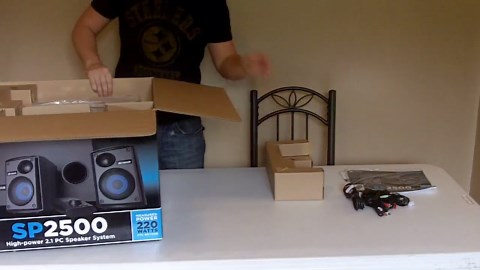 Unboxing the Corsair SP2500 High-Power 2.1 PC Speaker System