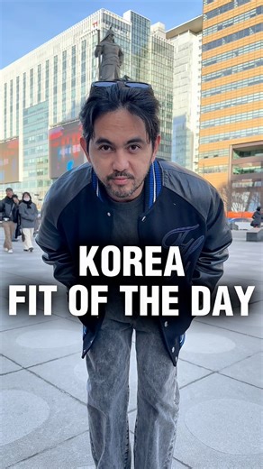 Korea Fit Of The Day | Boss Pabs Fits Fit Breakdown Below Varsity Jacket: Tommy Hilfiger Sweater: Zara Barrel Pants: GU Shoes: Eyewear Gentle Monster Curtain Haircut: Pablings Barbershop Hair Cream: Pablings Barbershop #fitcheck #outfitoftheday #koreaoutfit #BossPablings #BTS #btsarmy | Michael Padayao