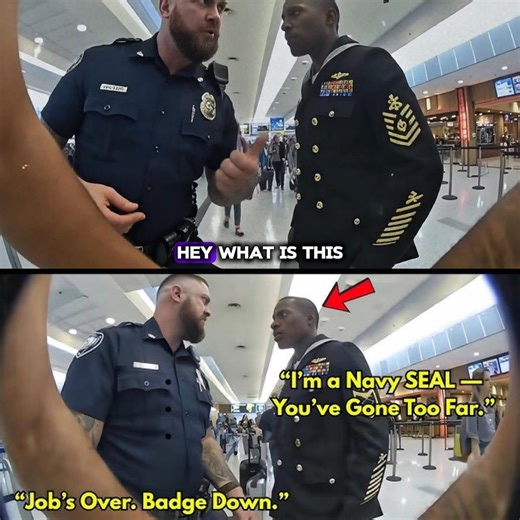 Cop Slams Black Navy SEAL in Dress Blues at Airport — 12 Minutes Later the Pentagon DESTROYS Careers See More: https://tr.colofandom.com/6w2x The Unjust Detention of Senior Chief Malik Rowan: A Story of Racial Profiling and Accountability In the early hours of a seemingly ordinary morning at Savannah/Hilton Head International Airport, a shocking incident unfolded that would send ripples through the military community and beyond. On that day, Senior Chief Malik Rowan, a highly decorated Navy SEAL