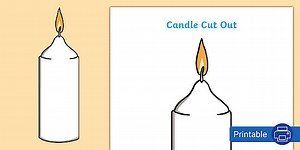 Editable A4 Candle
