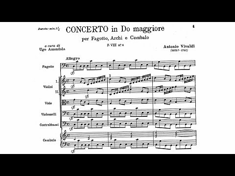 Antonio Vivaldi: Bassoon Concerto in C Major, RV 474