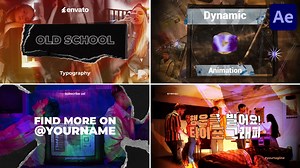 Old School Typography | After Effects