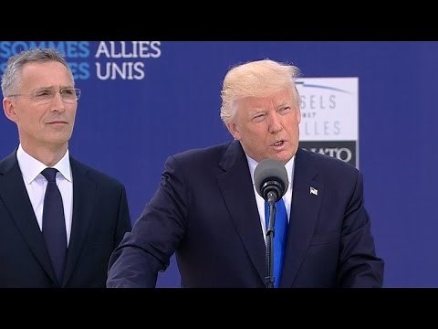 Watch: President Trump's speech at NATO HQ