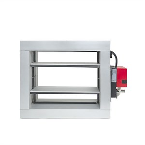 [Hot Item] Aluminum Low Leakage Automatic Motorized Fire Dampers for HVAC