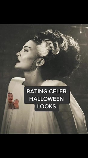 Kylie Jenner Bride of Frankenstein Costume Transformation