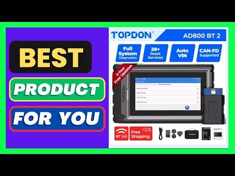 TOPDON Artidiag800 BT 2 OBDII Scanner Auto Diagnostic