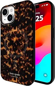 kate spade new york iPhone 15 Case / 14/13, Compatible with MagSafe - Tortoiseshell