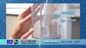 Don't miss your chance to win a FREE WDAY StormTRACKER Rain Gauge! To enter submit a weather photo to weather@wday.com. We'll choose one photo to feature during every newscast July 22nd-28th and that person will take home a WDAY StormTRACKER Rain Gauge! -- Rain gauges can also be purchased online at www.wday.com | WDAY TV News