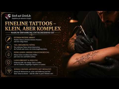Fineline Tattoos: Eleganz & Präzision erklärt!