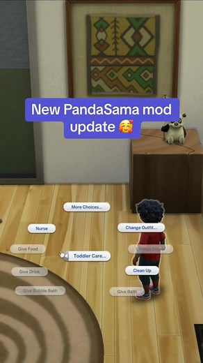 PandaSama | 🤩 Nursing! Exciting new update on pandasama.com ✨ and on my patreon patreon.com/PandasamaSims4 Sims that are lactating can now nurse their... | Instagram
