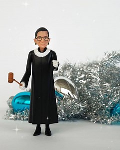12K reactions · 1.3K shares | She's baaaack!  After shipping over 100,000 backordered RBG Action Figures, our favorite dissenting judge is back in stock. Get her while you can! | FCTRY | Facebook