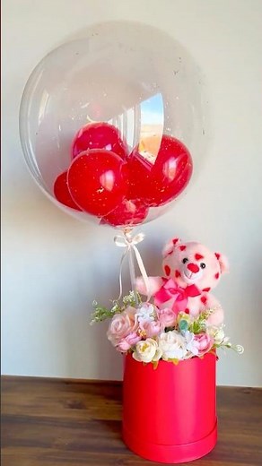 Elegant Stuffed Balloon DIY for your BFF! Relax and Enjoy watching! #gift #balloonart #balloon