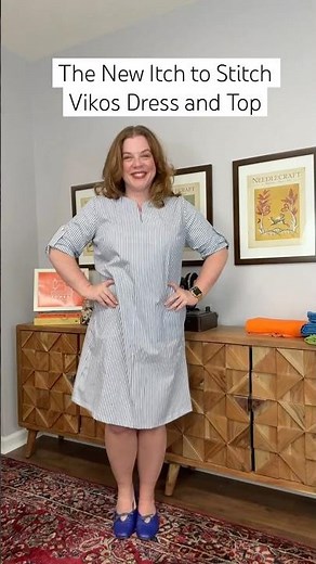 The New Itch to Stitch Vikos Dress and Top Sewing Pattern