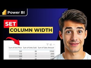 How To Set Column Widths In Power BI Table (Easiest Way) (2025 Guide)