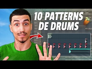 10 DRUM PATTERNS TO KNOW ON FL STUDIO (AFRO, TRAP, 2STEP, JERSEY) TUTORIAL PLACE THE DRUMS