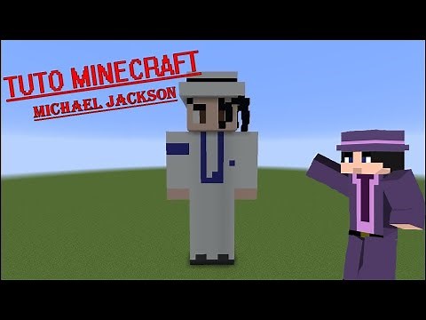 Tuto Minecraft - How to Build a Statue of Michael Jackson