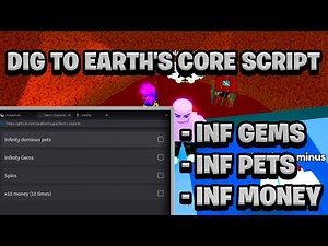 [NEW BEST] Dig To Earth's Core Script Pastebin - (ROBLOX) *Infinite Money & Gems*