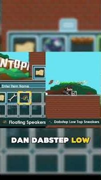 Baju yang bisa mengeluarkan musik saat dance #growtopia #music #popular