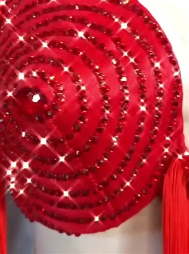Red Bullet Bra - Crystal Bra- Burlesque Showgirl Costume - Etsy
