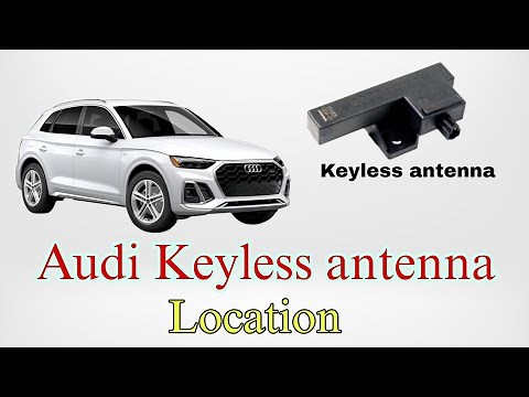 Audi Keyless antenna location.