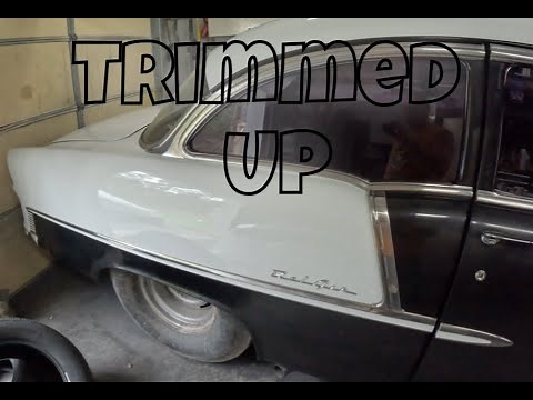 How To Install Exterior Trim On A 55 Chevy