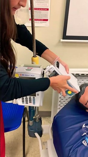 Alaris - Attaching a channel to the pump