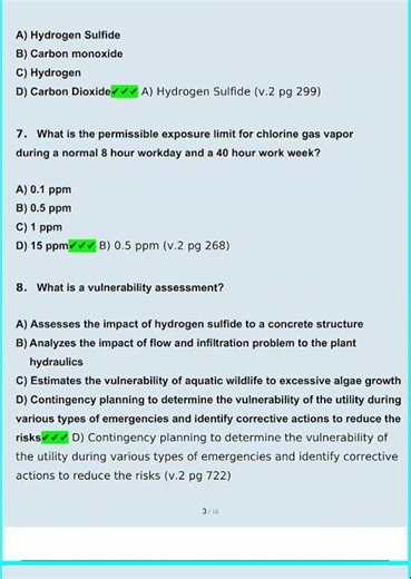 Wastewater Treatment Operator Certification Test 2023 Questions and Answers Verified Answers3803 vid