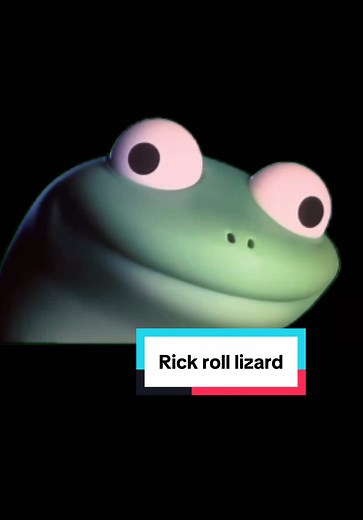 Rick roll with the lizard meme #lizard #lizardmeme #eliolizard #funnyvideos #rickrolled #funnymemes