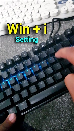 Shortcut key for Setting in Window 10