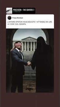 Le régime islamique iranien a institutionnalisé ce que vous prétendez combattre chez Epstein 🐈‍⬛🔥🖤✨