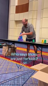 Proof that stacking tricks get better with age! 🫣 Give it a try! Tag us too! #speedstacks #trick #stacking #physed | Speed Stacks Inc