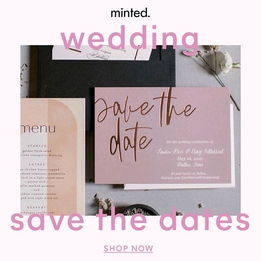 Congrats On Your Engagement! Discover Your Perfect Save The Date Design From Minted. | Minted | Facebook
