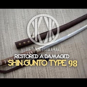 RESTORED A DAMAGED SHIN-GUNTO TYPE 98