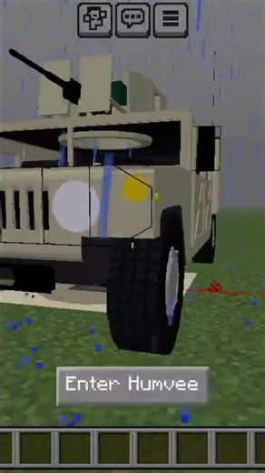 Minecraft humvee car mod