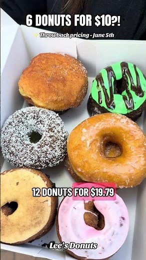 Lee’s Donuts Vancouver Deal 🍩 6 Donuts for $10 + FREE Coffee ☕