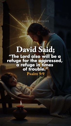 A Refuge in Times of Trouble ✨ | Psalm 9:9 | The Lord Is Our Refuge #faith #christian #quotes #god