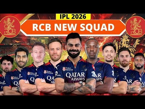 IPL 2026 Royal Challengers Bangalore Team Full Squad | RCB Team Final Squad 2026 | RCB Team 2026