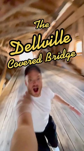 Exploring the Dellville Covered Bridge in Perry County, Pennsylvania
