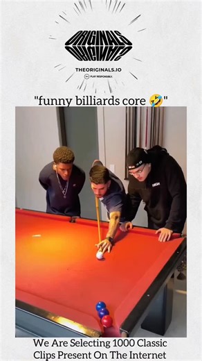 Classic on Instagram: "This video compilation offers a satirical look at the world of cue sports, blending mechanical precision with choreographed "fails" that challenge our understanding of physical law and sportsmanship. Each segment illustrates how the game’s reliance on angular momentum and elastic collisions can be subverted for comedic effect. Whether it is a player accidentally launching their cue into a wall or a series of elaborate, "impossible" shots that end in shared absurdity, these