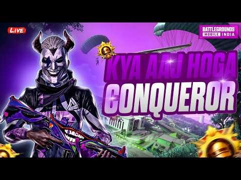 #BGMI LIVE TOP 100 CONQUEROR RANK PUSH #bgmilive #faugislive