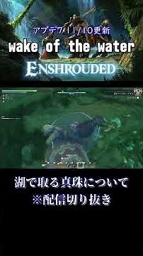 湖で取る真珠について #Enshrouded #霧の王国 #エンシュラウデッド #真珠 #貝 #shrots