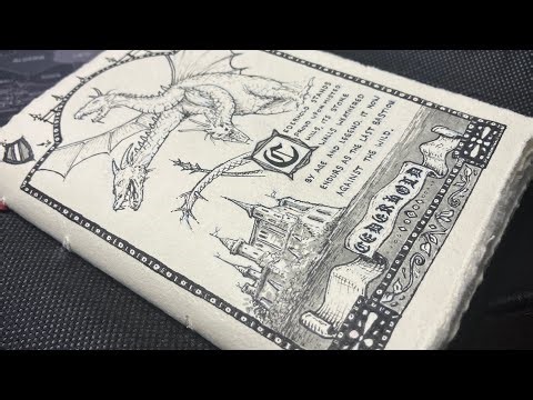 Fantasy Art Journal ASMR | Relaxing Fantasy Illustration & Cozy Ambience