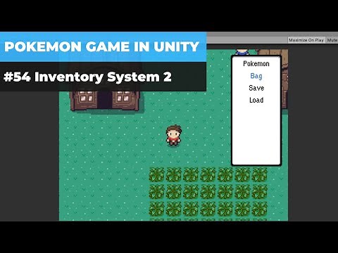 Make A Game Like Pokemon in Unity | #54 - Inventory System 2 - Selecting Pokemon to Use the Item on
